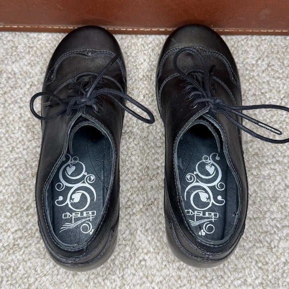 Dansko leather heeled ankle boots - Picture 10 of 13